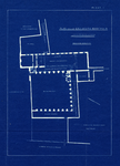 202629 Plattegrond van het nog bestaande gedeelte van het St. Catharijnegasthuis in het voormalige St. ...